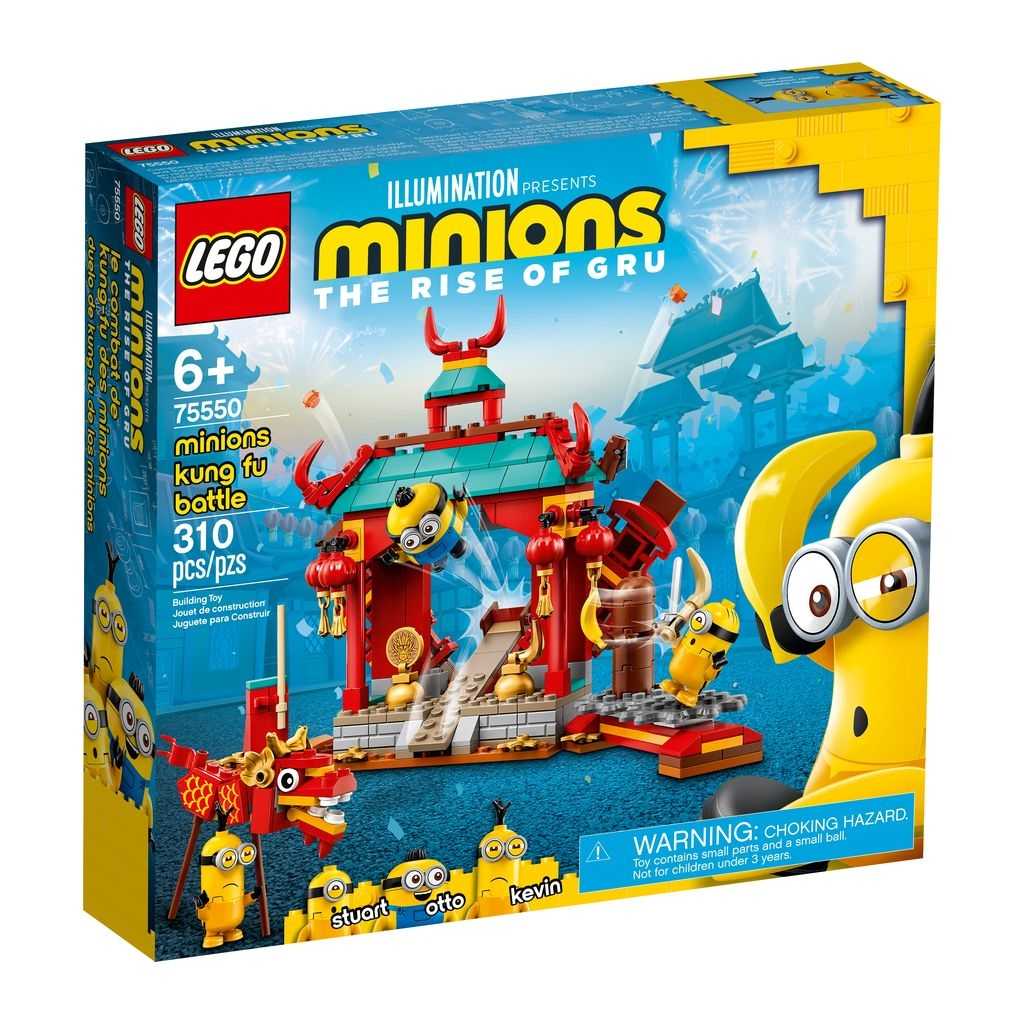 Minions Lego Duelo de Kung-fu de los Minions Edades 6+ # 75550 Artículo 310 Piezas | IZD-265149