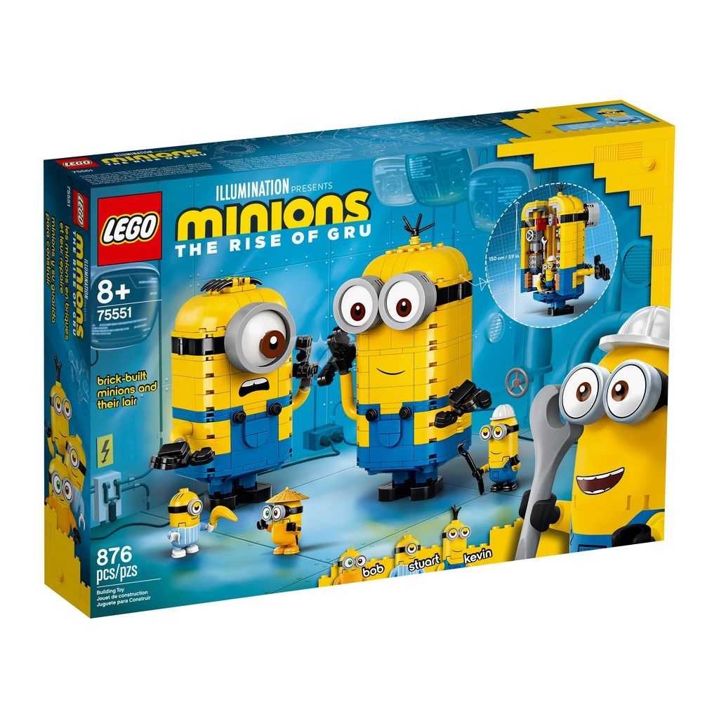 Minions Lego Minions y su Guarida para Construir Edades 8+ # 75551 Artículo 876 Piezas | ALZ-194360