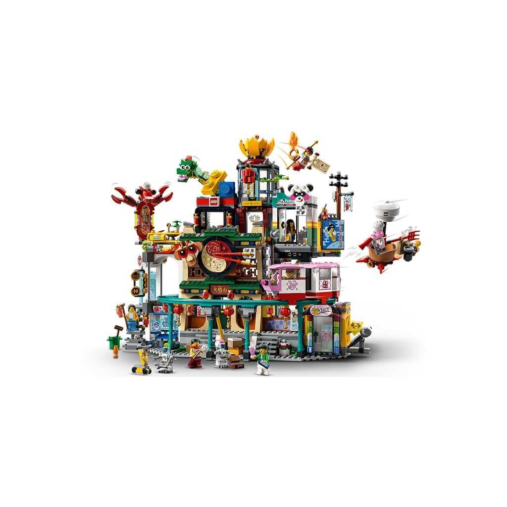 Monkie Kid Lego Ciudad de los Faroles Edades 9+ # 80036 Artículo 2187 Piezas | GFW-718439