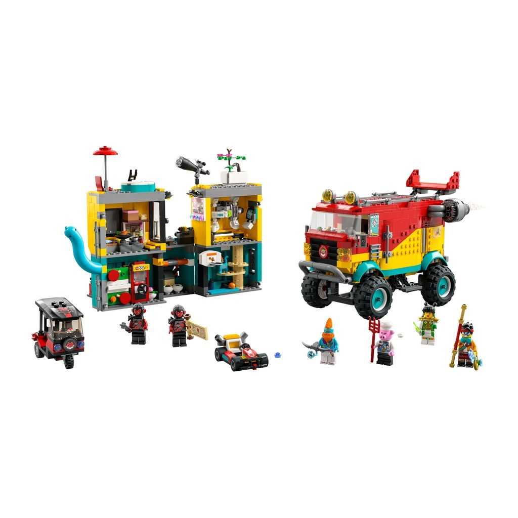 Monkie Kid Lego Furgoneta del Equipo de Monkie Kid Edades 9+ # 80038 Artículo 1406 Piezas | BQO-540982