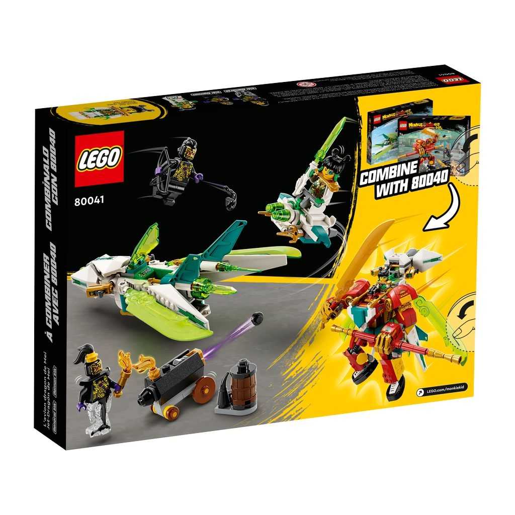 Monkie Kid Lego Reactor-Dragón de Mei Edades 7+ # 80041 Artículo 246 Piezas | WSK-873192