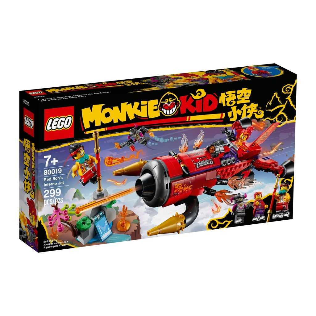 Monkie Kid Lego Reactor Infernal de Red Son Edades 7+ # 80019 Artículo 299 Piezas | CBN-938670