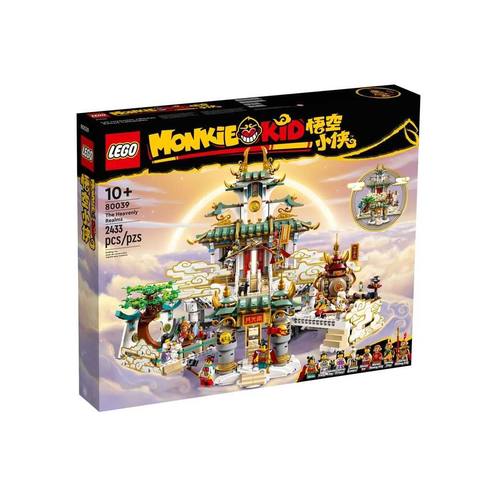 Monkie Kid Lego Reinos Celestiales Edades 10+ # 80039 Artículo 2433 Piezas | LXI-764852