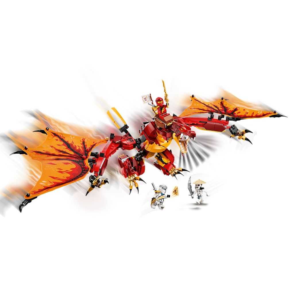 NINJAGO Lego Ataque del Dragón de Fuego Edades 8+ # 71753 Artículo 563 Piezas | TKF-857642