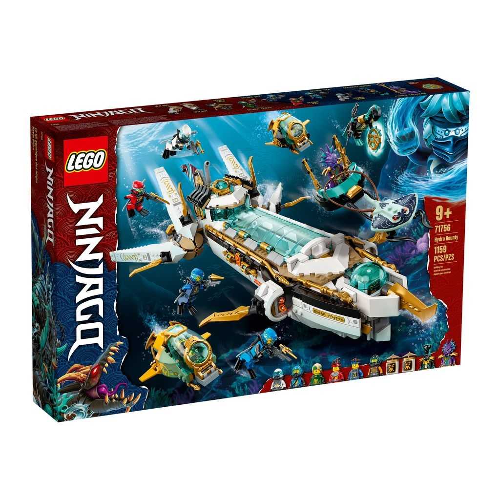 NINJAGO Lego Barco de Asalto Hidro Edades 9+ # 71756 Artículo 1159 Piezas | KOA-316580