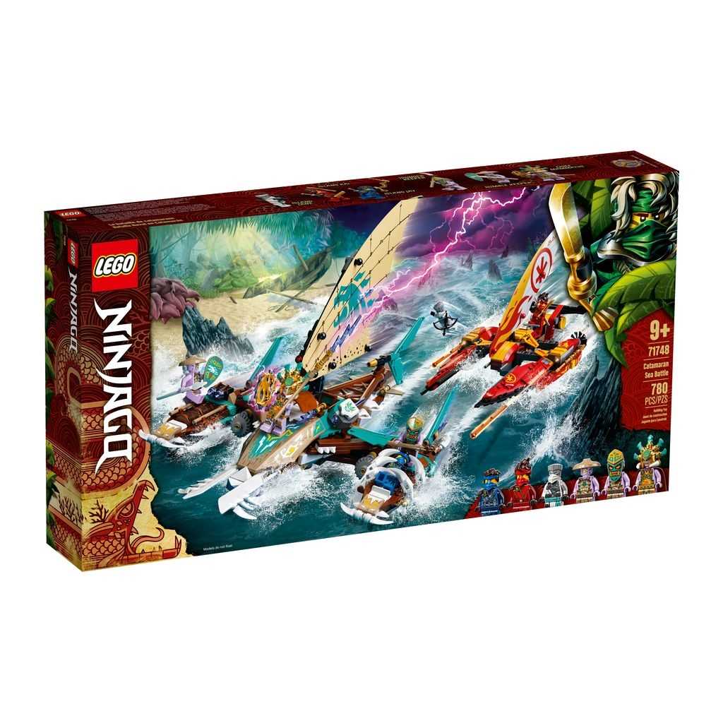 NINJAGO Lego Batalla Naval en Catamarán Edades 9+ # 71748 Artículo 780 Piezas | LXD-072846