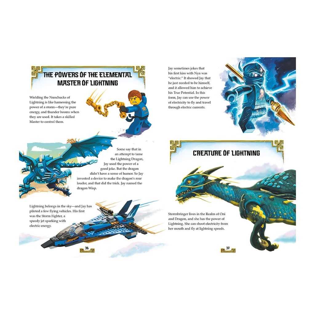 NINJAGO Lego Book of Elemental Powers Edades 6-10 # 5007471 Artículo | CPS-614597