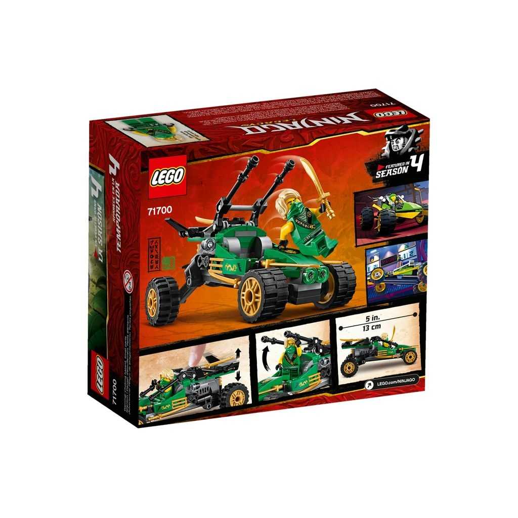 NINJAGO Lego Buggy de la Jungla Edades 7+ # 71700 Artículo 127 Piezas | PKE-536102