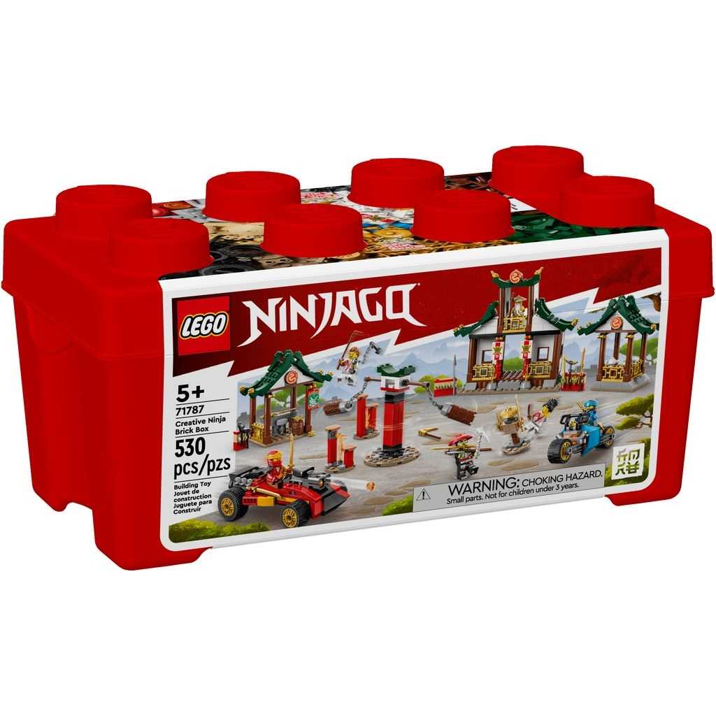 NINJAGO Lego Caja Ninja de Ladrillos Creativos Edades 5+ # 71787 Artículo 530 Piezas | BCL-537190