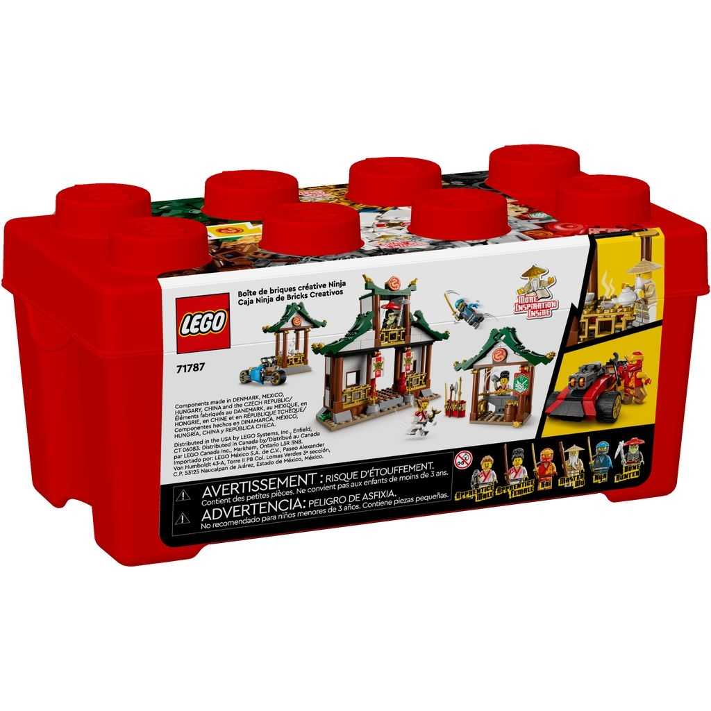 NINJAGO Lego Caja Ninja de Ladrillos Creativos Edades 5+ # 71787 Artículo 530 Piezas | BCL-537190