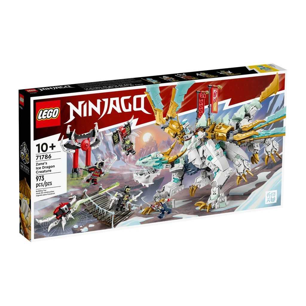 NINJAGO Lego Criatura Dragón de Hielo de Zane Edades 10+ # 71786 Artículo 973 Piezas | INH-502376