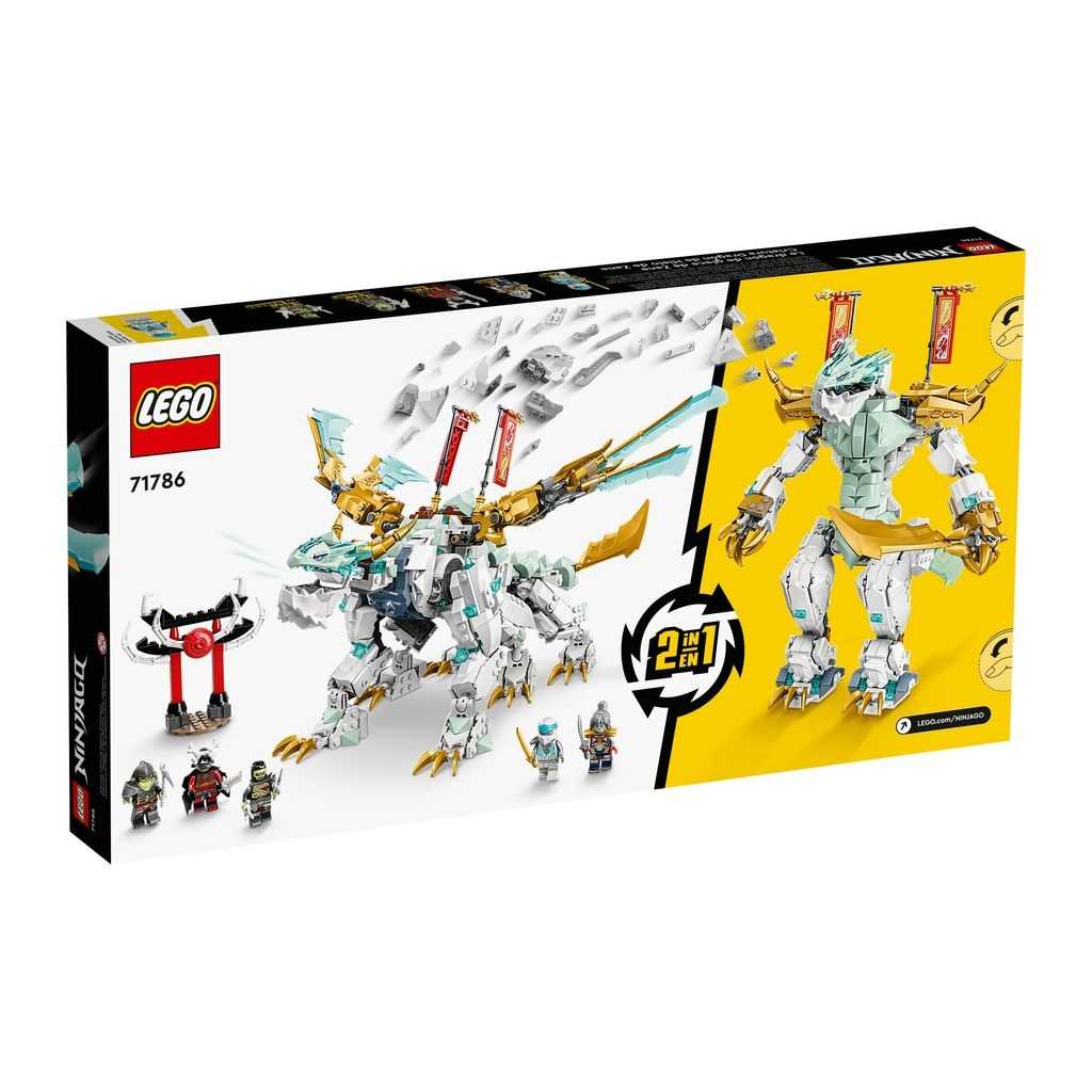 NINJAGO Lego Criatura Dragón de Hielo de Zane Edades 10+ # 71786 Artículo 973 Piezas | INH-502376