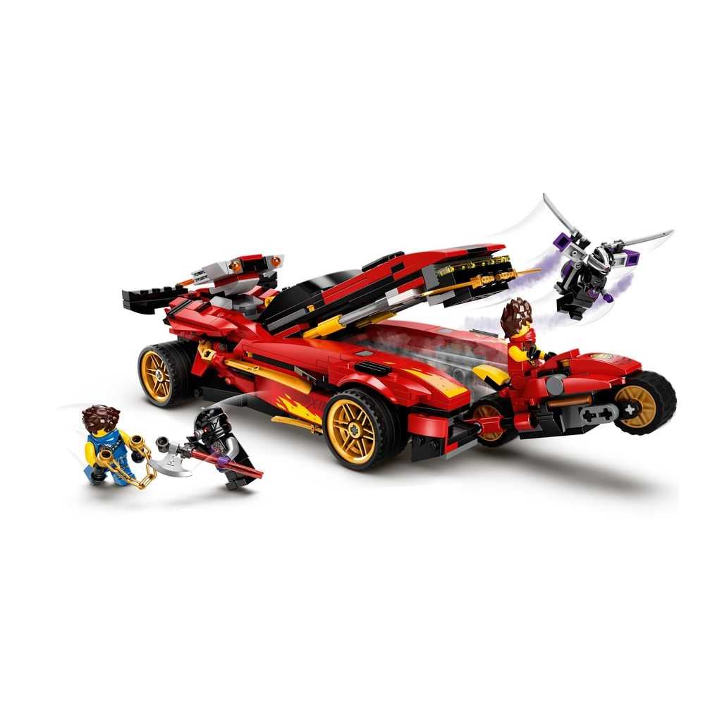 NINJAGO Lego Deportivo Ninja X-1 Edades 8+ # 71737 Artículo 599 Piezas | SUK-350124