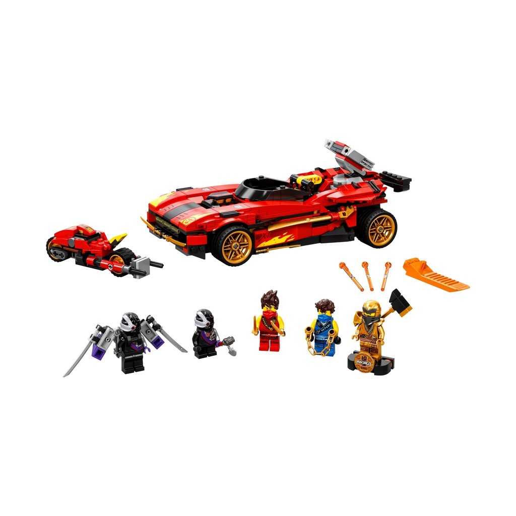 NINJAGO Lego Deportivo Ninja X-1 Edades 8+ # 71737 Artículo 599 Piezas | SUK-350124