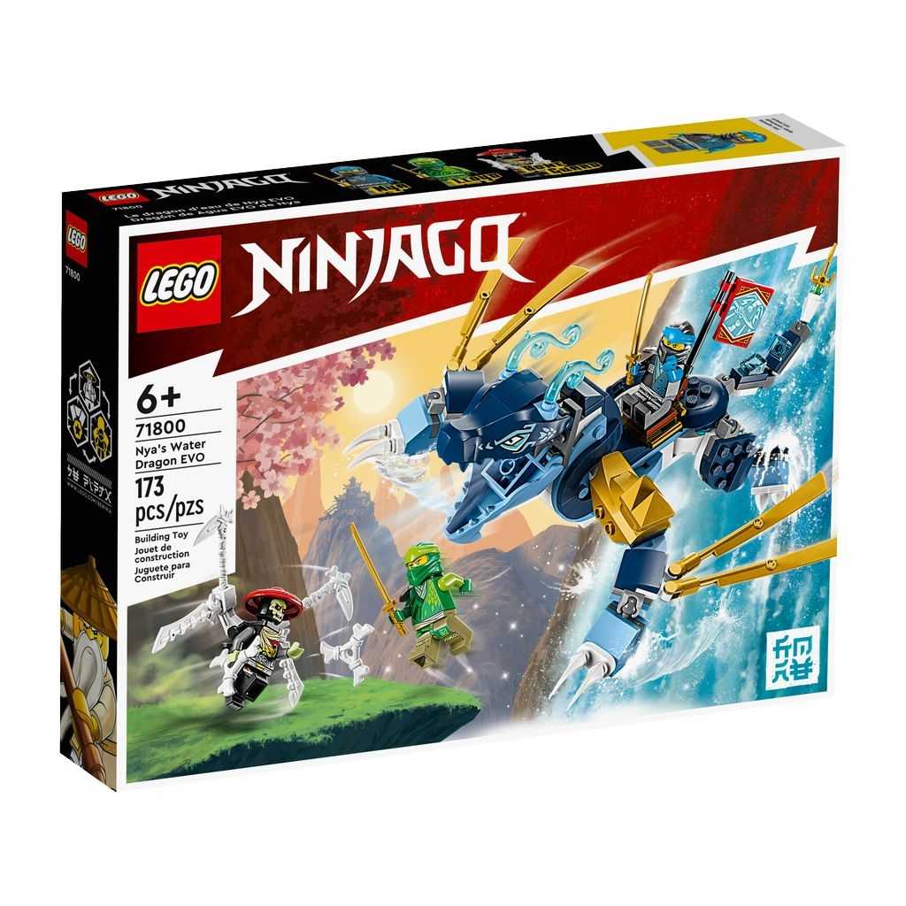 NINJAGO Lego Dragón de Agua EVO de Nya Edades 6+ # 71800 Artículo 173 Piezas | VFA-108537