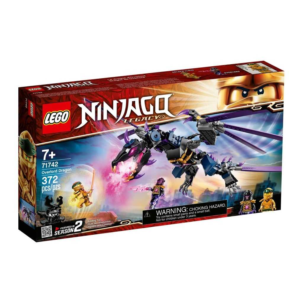 NINJAGO Lego Dragón de Overlord Edades 7+ # 71742 Artículo 372 Piezas | BIZ-029864