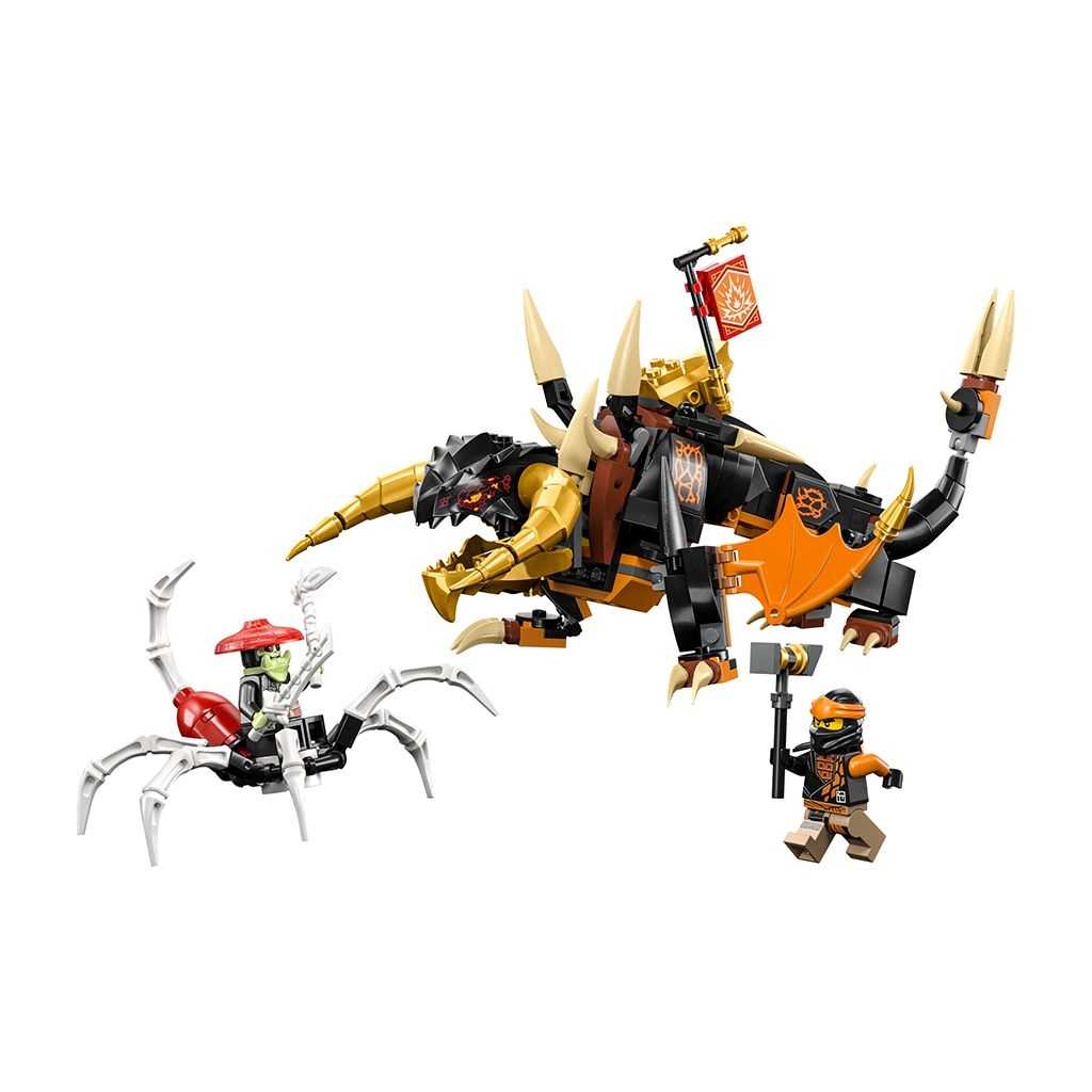 NINJAGO Lego Dragón de Tierra EVO de Cole Edades 7+ # 71782 Artículo 285 Piezas | HYC-625483