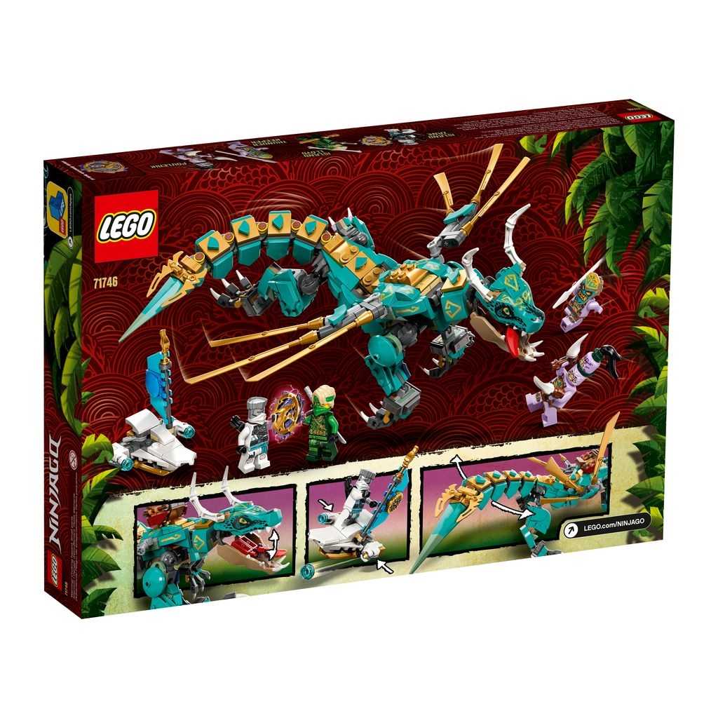 NINJAGO Lego Dragón de la Jungla Edades 8+ # 71746 Artículo 506 Piezas | UPV-078931