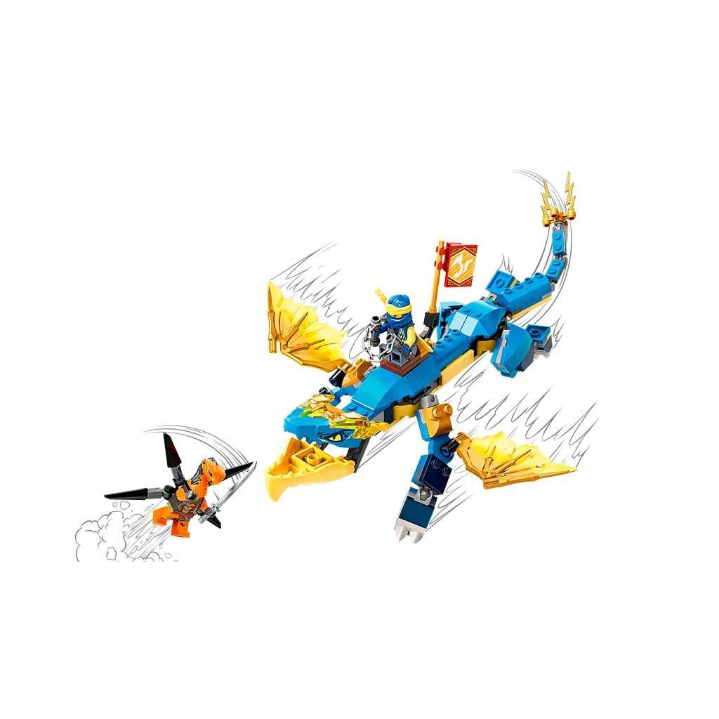 NINJAGO Lego Dragón del Trueno EVO de Jay Edades 6+ # 71760 Artículo 140 Piezas | ILZ-412068