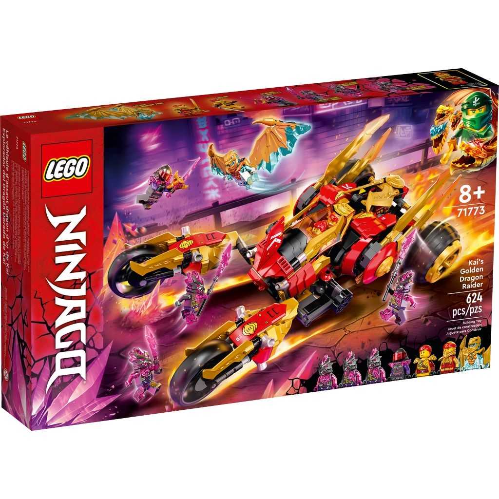 NINJAGO Lego Explorador del Dragón Dorado de Kai Edades 8+ # 71773 Artículo 624 Piezas | KWC-150762