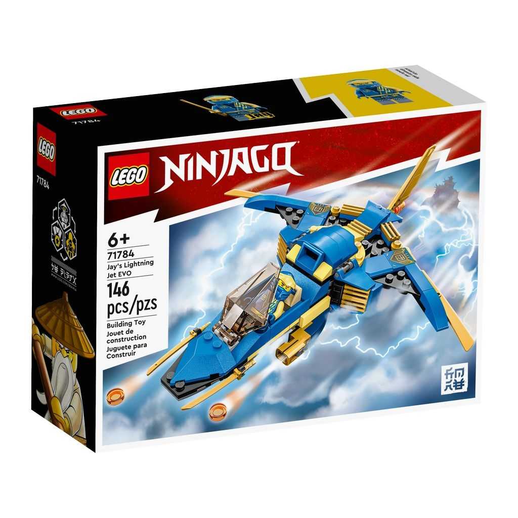 NINJAGO Lego Jet del Rayo EVO de Jay Edades 6+ # 71784 Artículo 146 Piezas | QRD-058694