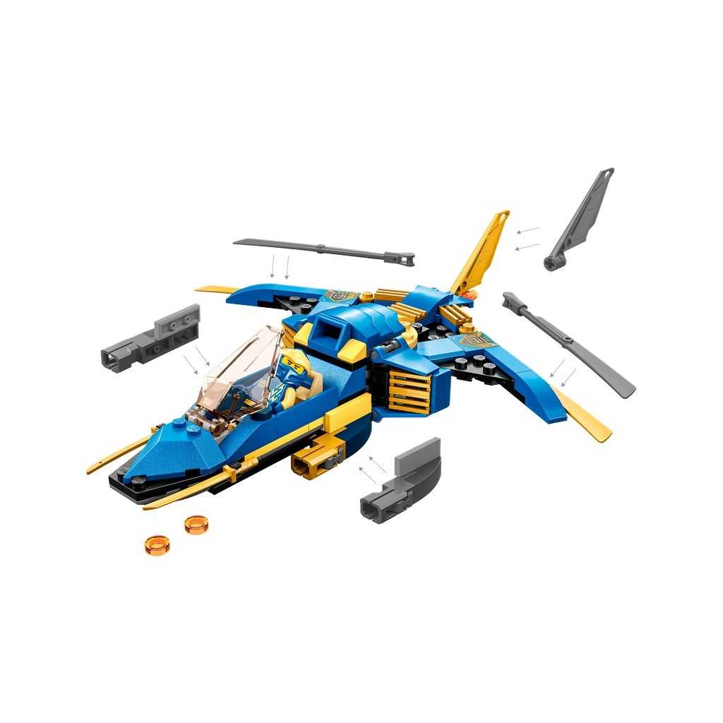 NINJAGO Lego Jet del Rayo EVO de Jay Edades 6+ # 71784 Artículo 146 Piezas | QRD-058694