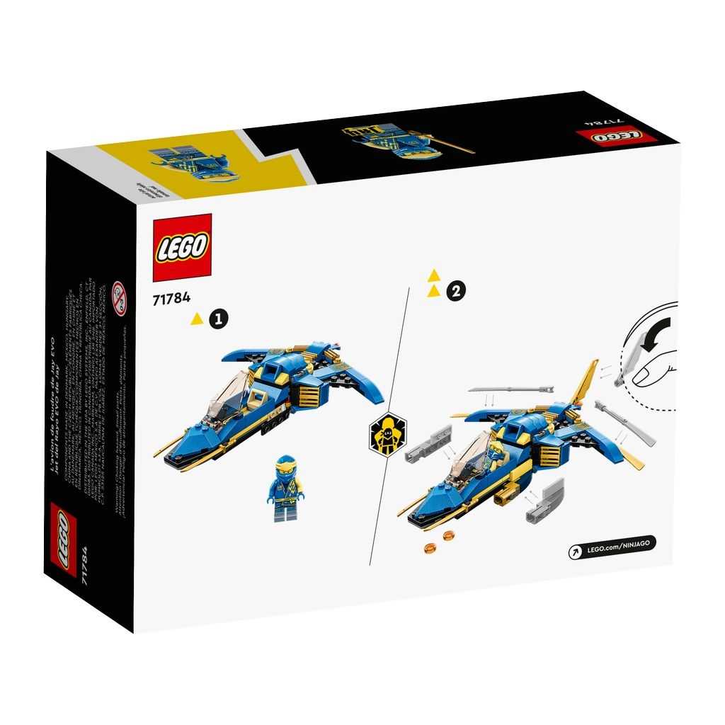 NINJAGO Lego Jet del Rayo EVO de Jay Edades 6+ # 71784 Artículo 146 Piezas | QRD-058694