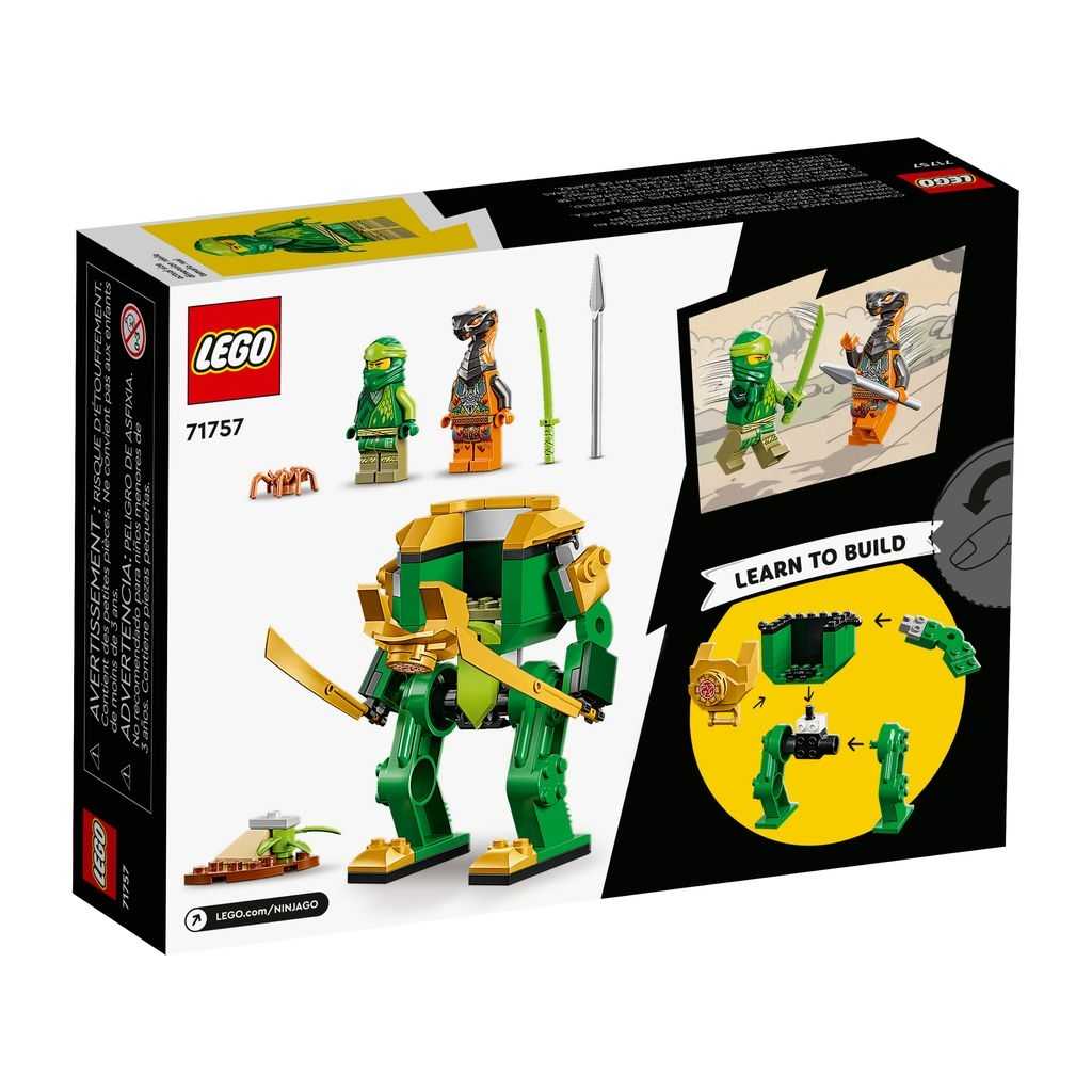 NINJAGO Lego Meca Ninja de Lloyd Edades 4+ # 71757 Artículo 57 Piezas | OIU-812534