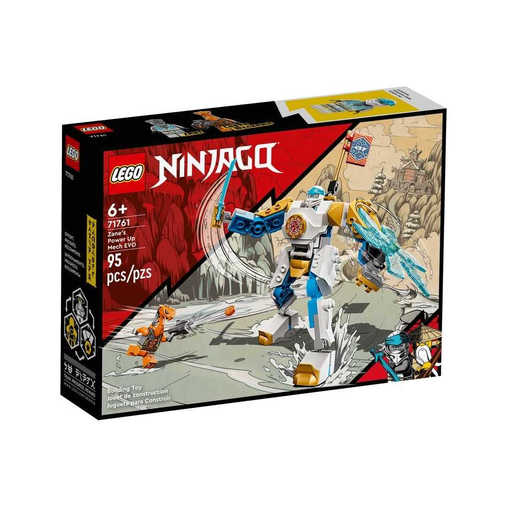 NINJAGO Lego Meca de Última Generación EVO de Zane Edades 6+ # 71761 Artículo 95 Piezas | XDG-753820