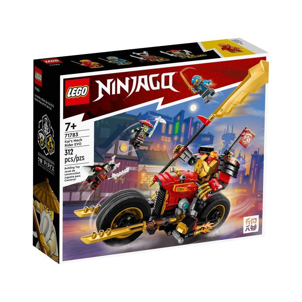 NINJAGO Lego Moto-Meca EVO de Kai Edades 7+ # 71783 Artículo 312 Piezas | XWK-742061