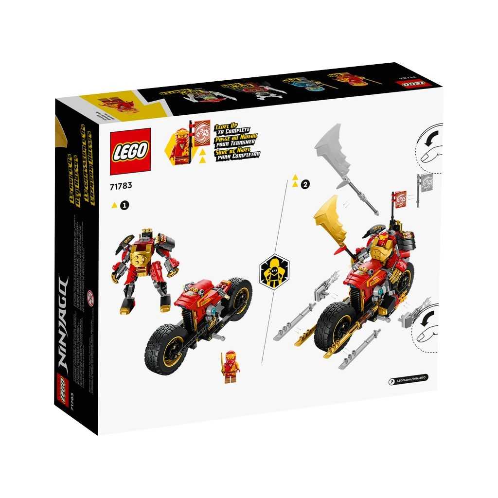 NINJAGO Lego Moto-Meca EVO de Kai Edades 7+ # 71783 Artículo 312 Piezas | XWK-742061