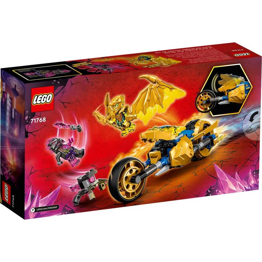 NINJAGO Lego Moto del Dragón Dorado de Jay Edades 7+ # 71768 Artículo 137 Piezas | QBM-721043