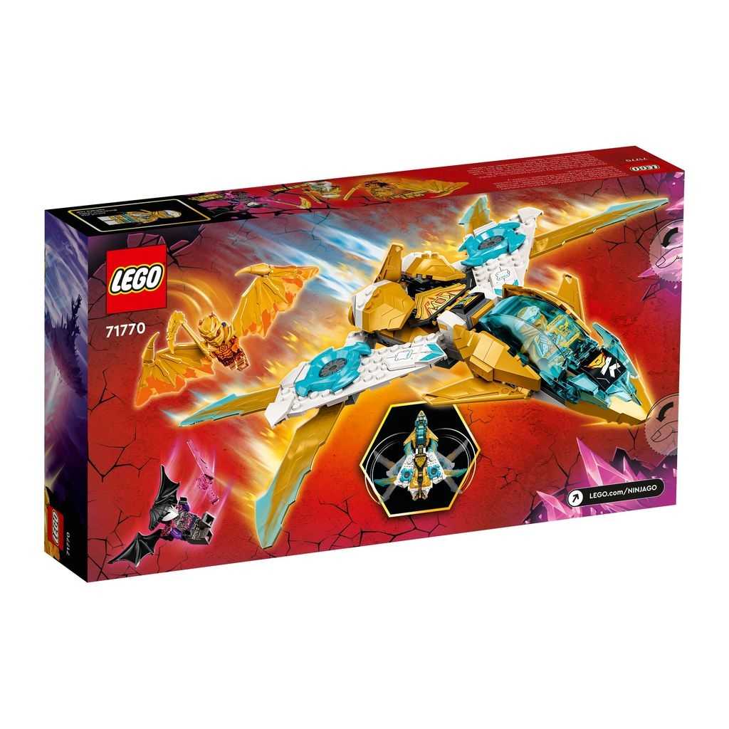 NINJAGO Lego Reactor del Dragón Dorado de Zane Edades 7+ # 71770 Artículo 258 Piezas | DEI-985264