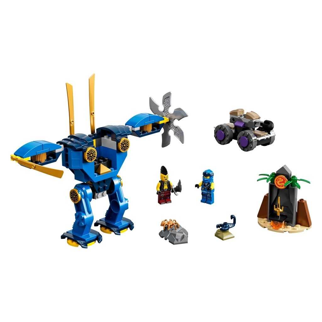 NINJAGO Lego Robot Eléctrico de Jay Edades 4+ # 71740 Artículo 106 Piezas | YEL-078356