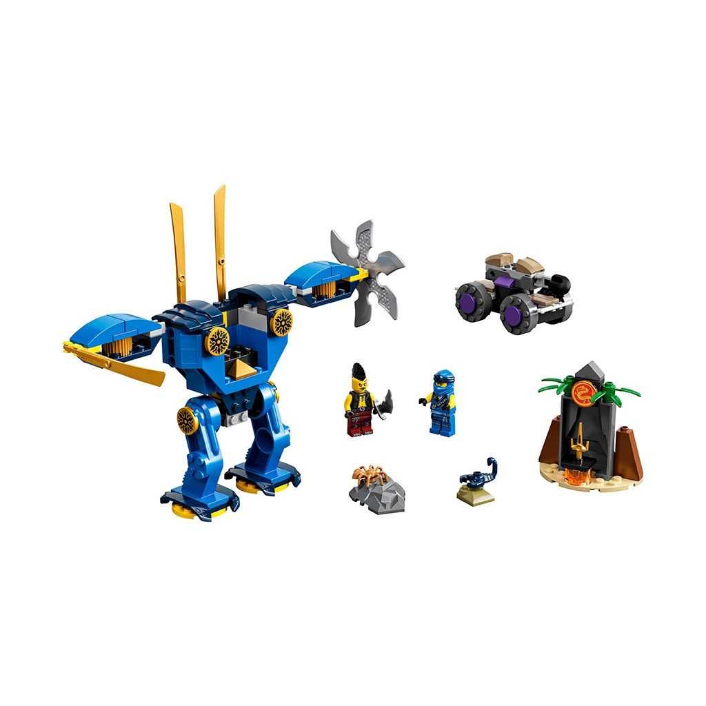 NINJAGO Lego Robot Eléctrico de Jay Edades 4+ # 71740 Artículo 106 Piezas | YEL-078356