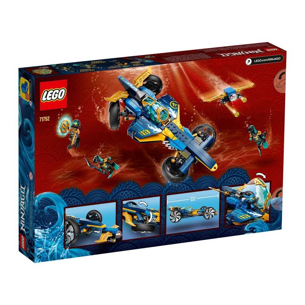 NINJAGO Lego Submarino Anfibio Ninja Edades 8+ # 71752 Artículo 356 Piezas | IOR-462938