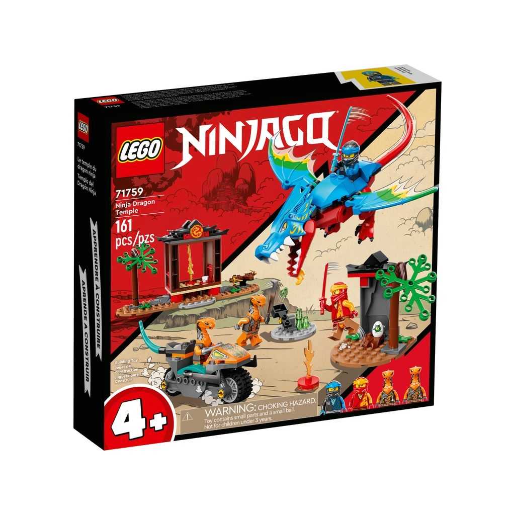 NINJAGO Lego Templo del Dragón Ninja Edades 4+ # 71759 Artículo 161 Piezas | IFG-460273