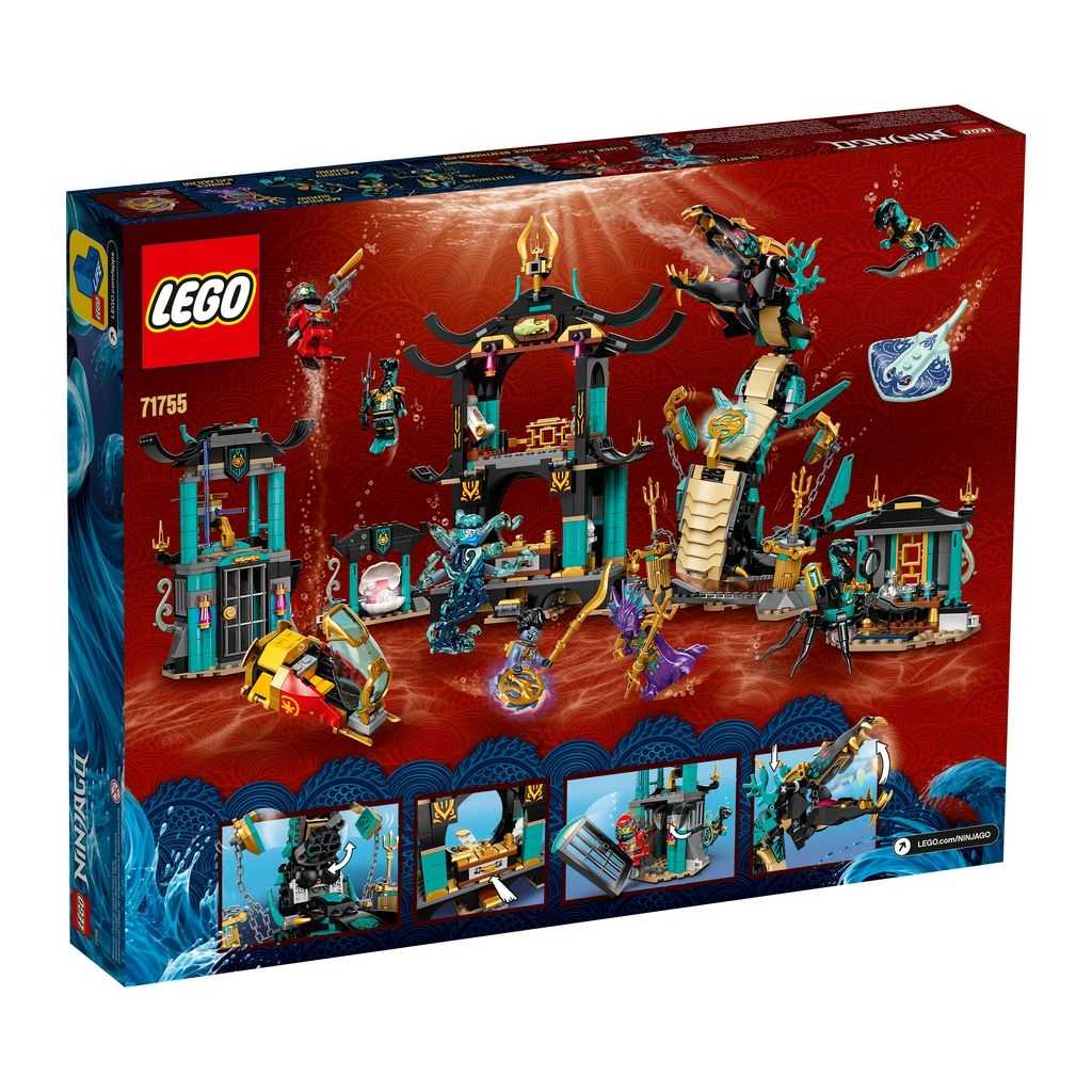 NINJAGO Lego Templo del Mar Infinito Edades 9+ # 71755 Artículo 1060 Piezas | QZM-052894