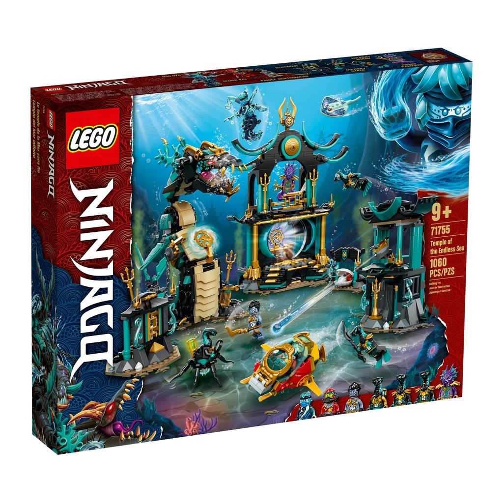 NINJAGO Lego Templo del Mar Infinito Edades 9+ # 71755 Artículo 1060 Piezas | QZM-052894