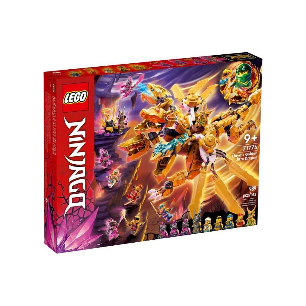 NINJAGO Lego Ultradragón Dorado de Lloyd Edades 9+ # 71774 Artículo 989 Piezas | XNF-172983