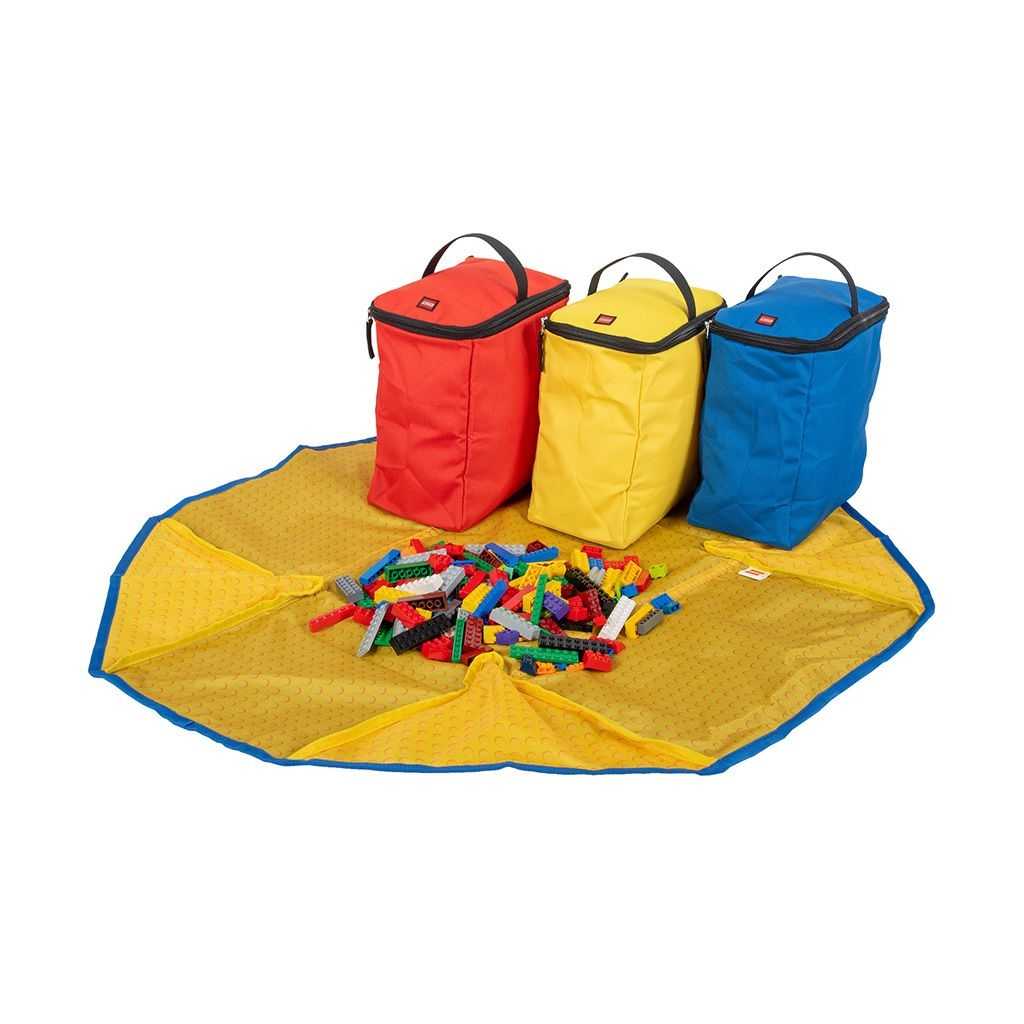 Otros Lego Bolso organizador de 4 piezas con tapete de juego de LEGO Iconic Edades 1+ # 5005538 Artículo | JAB-317064