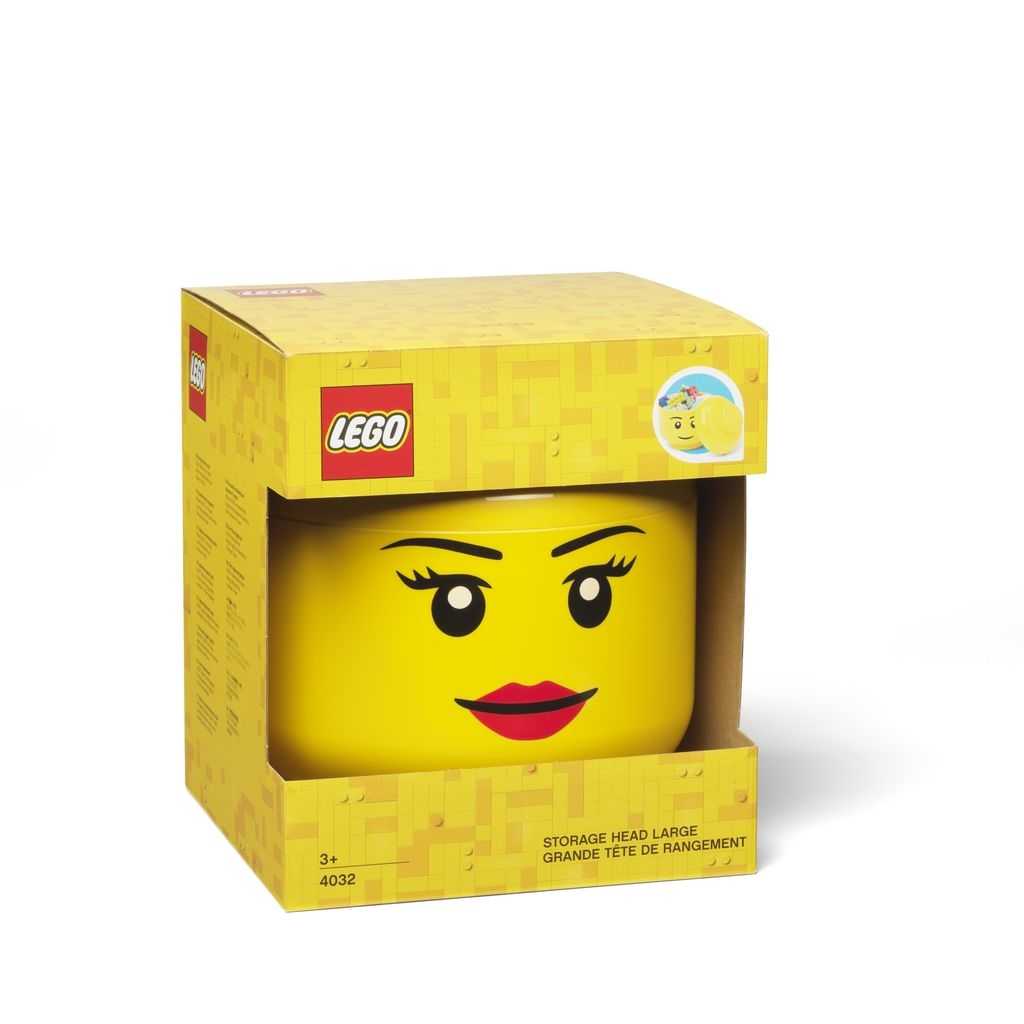 Otros Lego Cabeza de chica para almacenamiento LEGO grande Edades 5+ # 5005527 Artículo | DHU-543876