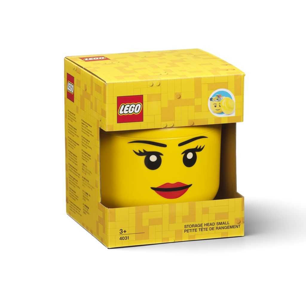 Otros Lego Cabeza de chica para almacenamiento LEGO pequeña Edades 5+ # 5005522 Artículo | RFX-740128