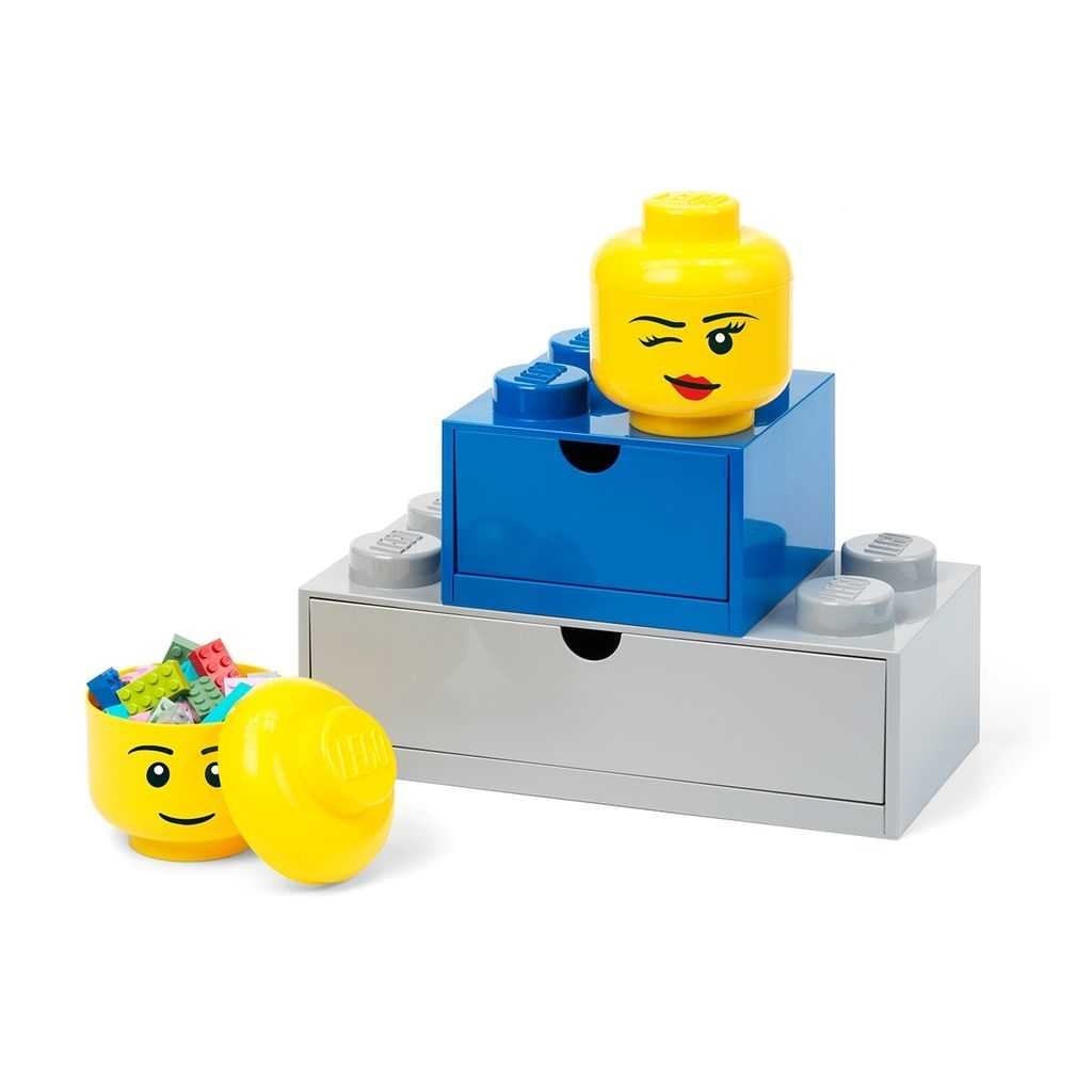 Otros Lego Cabeza para almacenamiento LEGO mini Edades 3+ # 5006211 Artículo guiño | YVS-185492