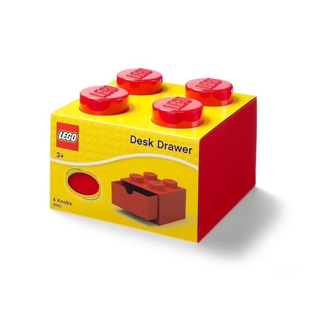 Otros Lego Cajón de escritorio rojo de 4 espigas LEGO Edades 5+ # 5005872 Artículo Rojo | OEM-365987