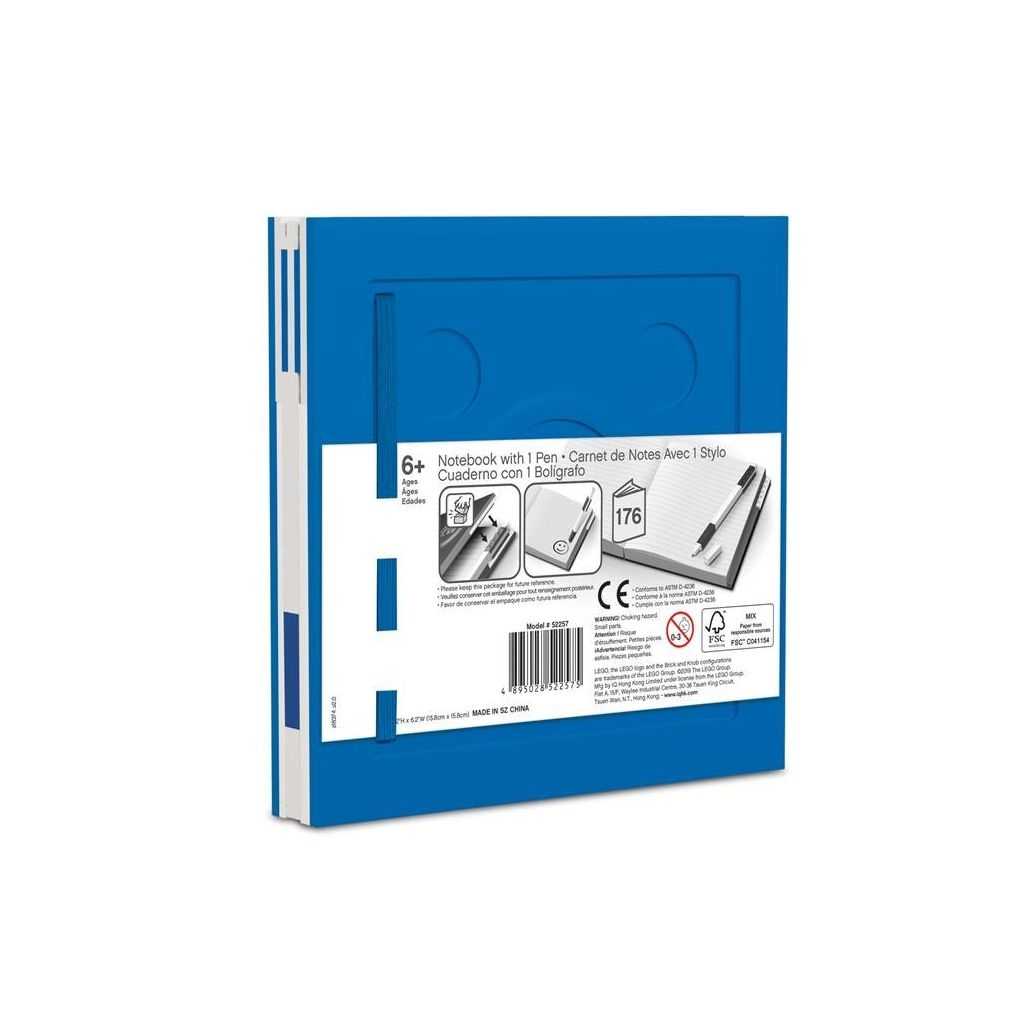 Otros Lego Cuaderno con Bolígrafo de Gel Edades 6+ # 5007237 Artículo Azul | FXE-873425