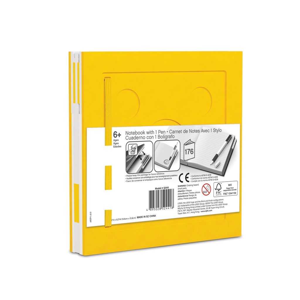 Otros Lego Cuaderno con Bolígrafo de Gel Edades 6+ # 5007241 Artículo Amarillo | JDI-980536