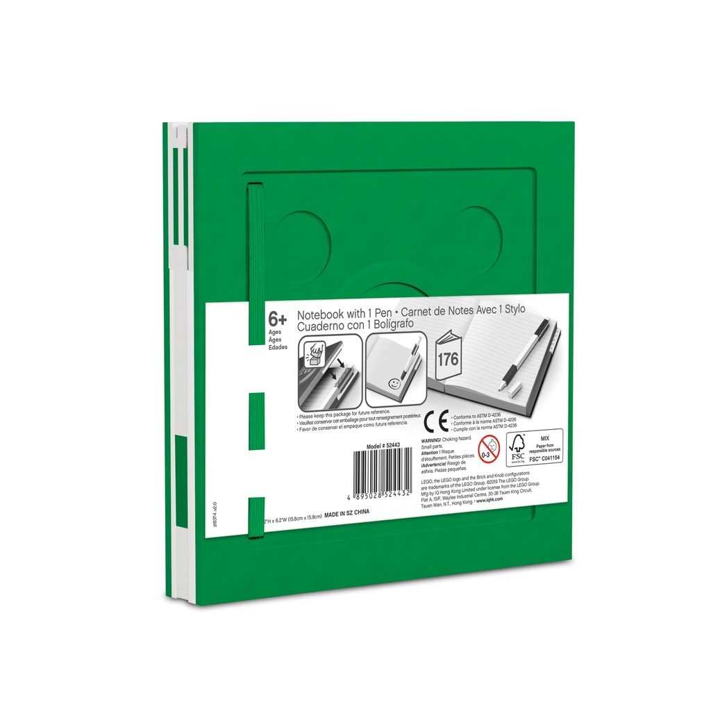 Otros Lego Cuaderno con Bolígrafo de Gel Edades 6+ # 5007243 Artículo Verde | KPM-729160