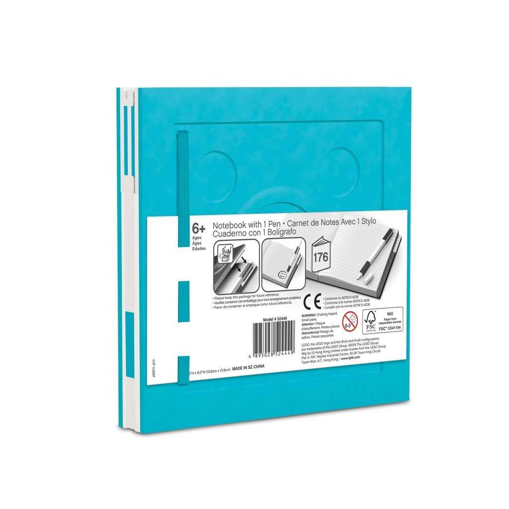 Otros Lego Cuaderno con Bolígrafo de Gel Edades 6+ # 5007244 Artículo azur | XSQ-749260