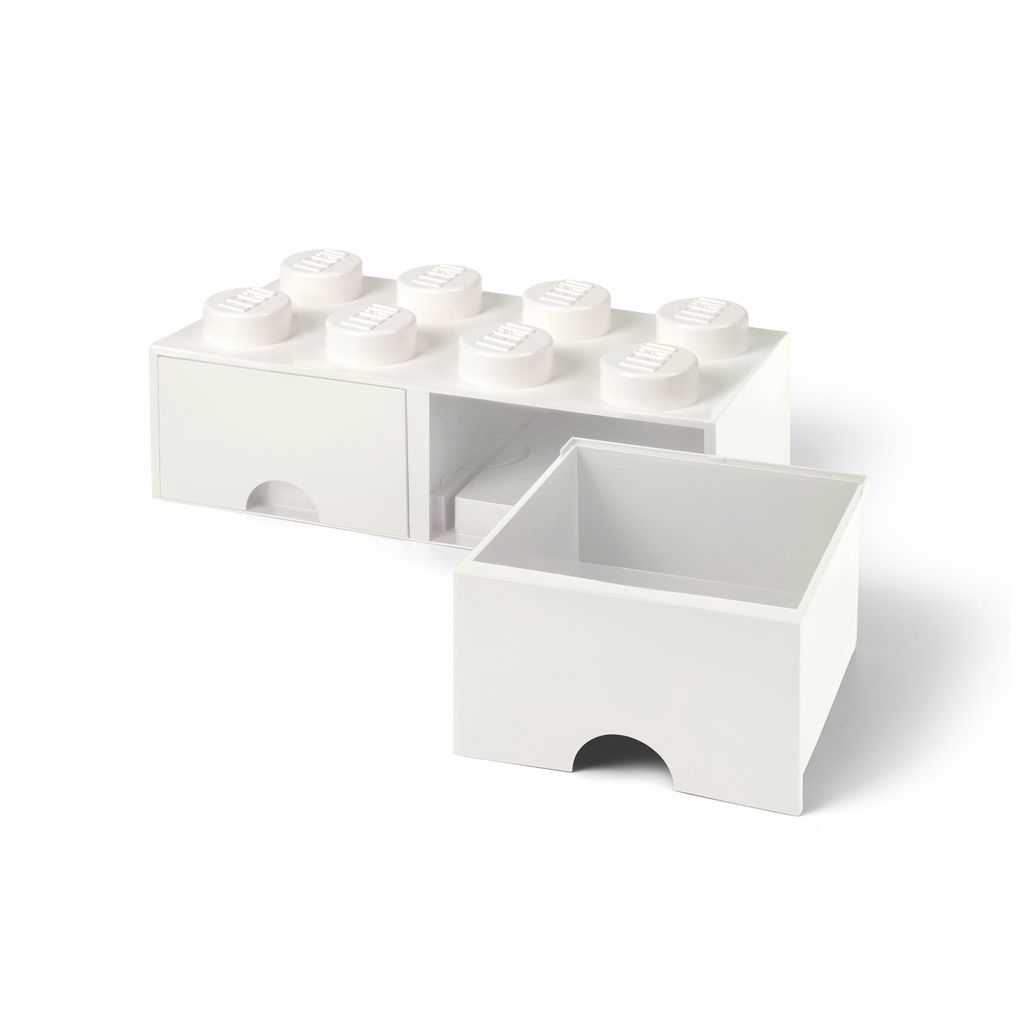 Otros Lego Ladrillo de 8 espigas con cajón Edades 3+ # 5006209 Artículo Blanco | KRW-928034